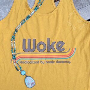 Women's Racerback Tank Top | Political Statement Tank Top | Protest Tank Top XL